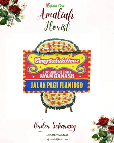 Bunga Papan Congratulation di Pareang